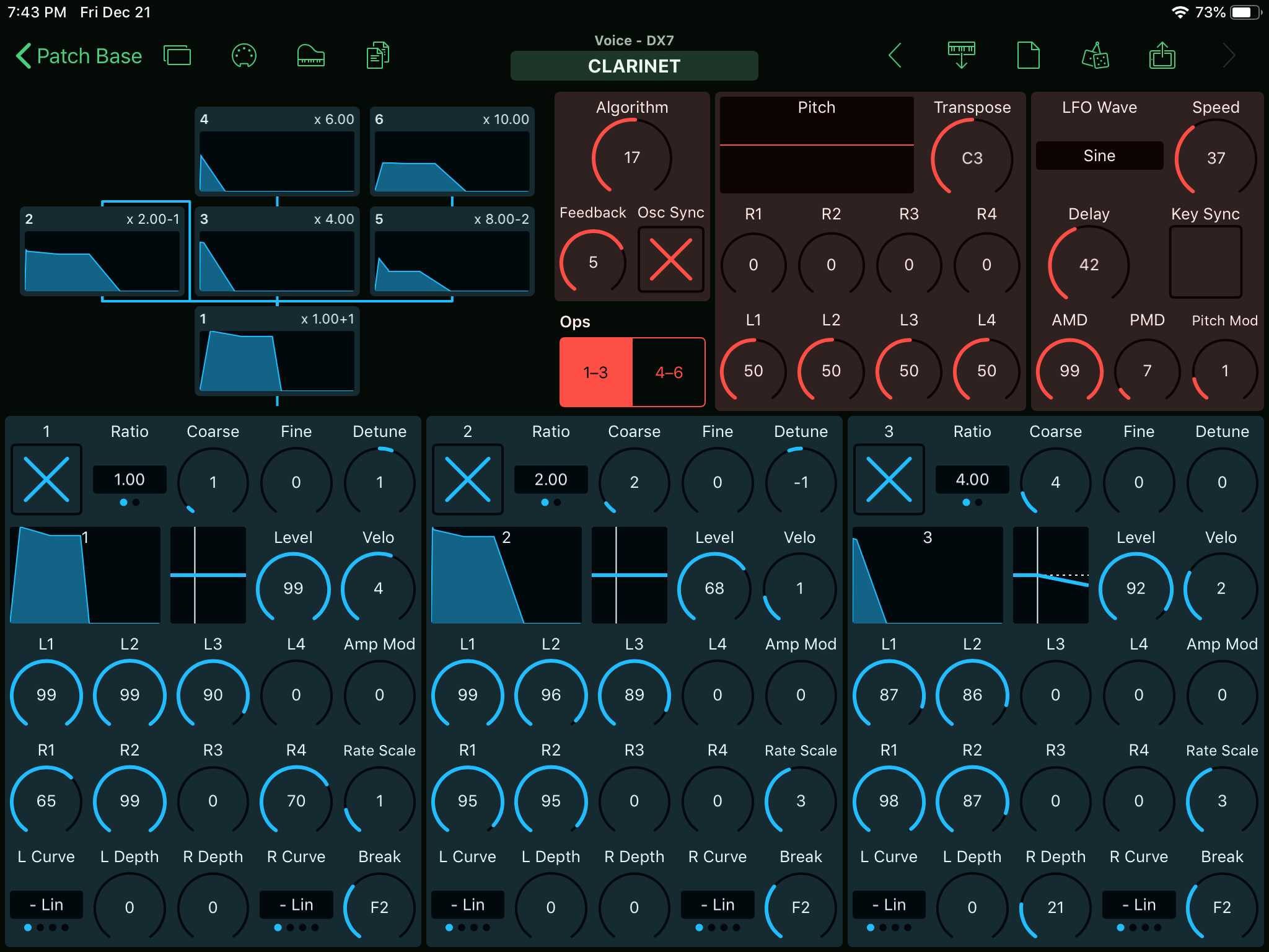 Yamaha DX7 Editor and Librarian - Patch Base