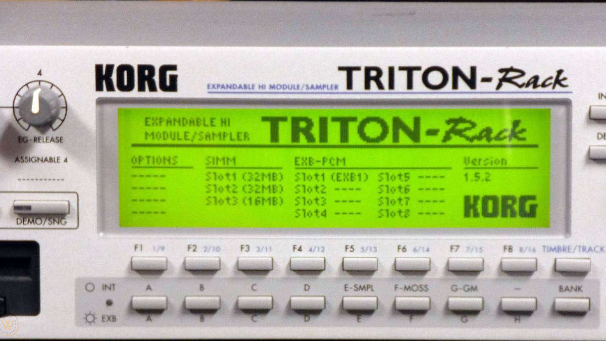 Korg Triton Rack Editor and Librarian - Patch Base