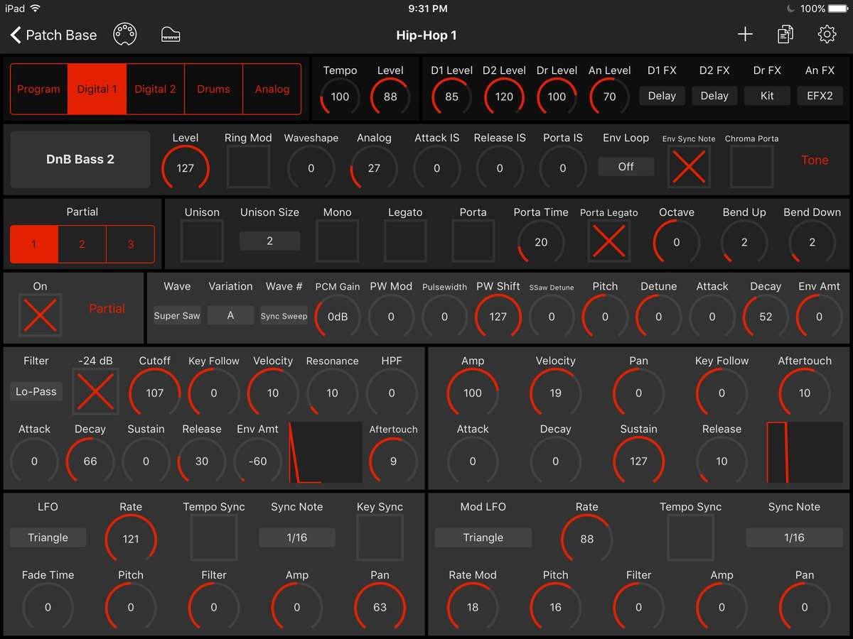 Roland ax synth patch editors